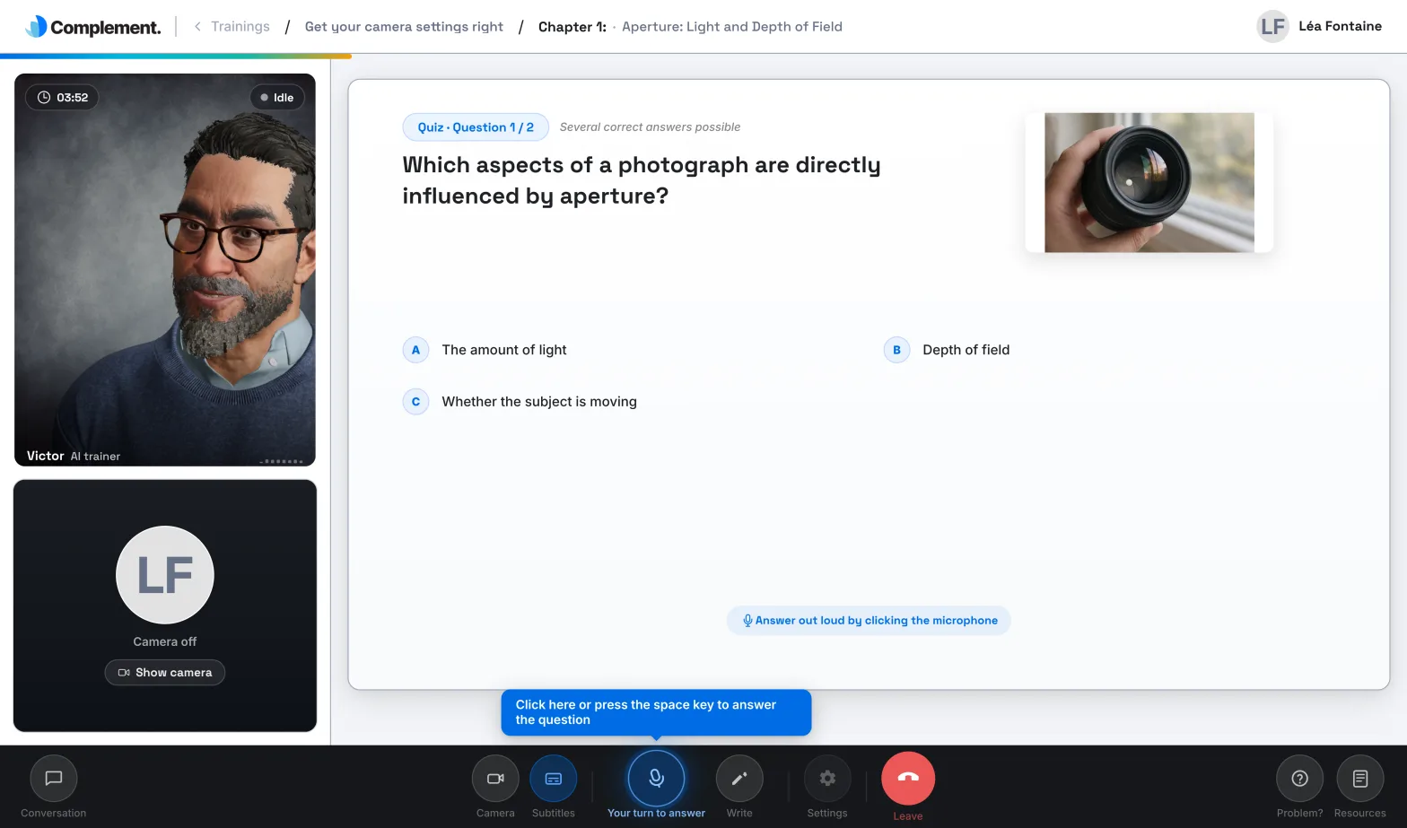A multiple-choice quiz question